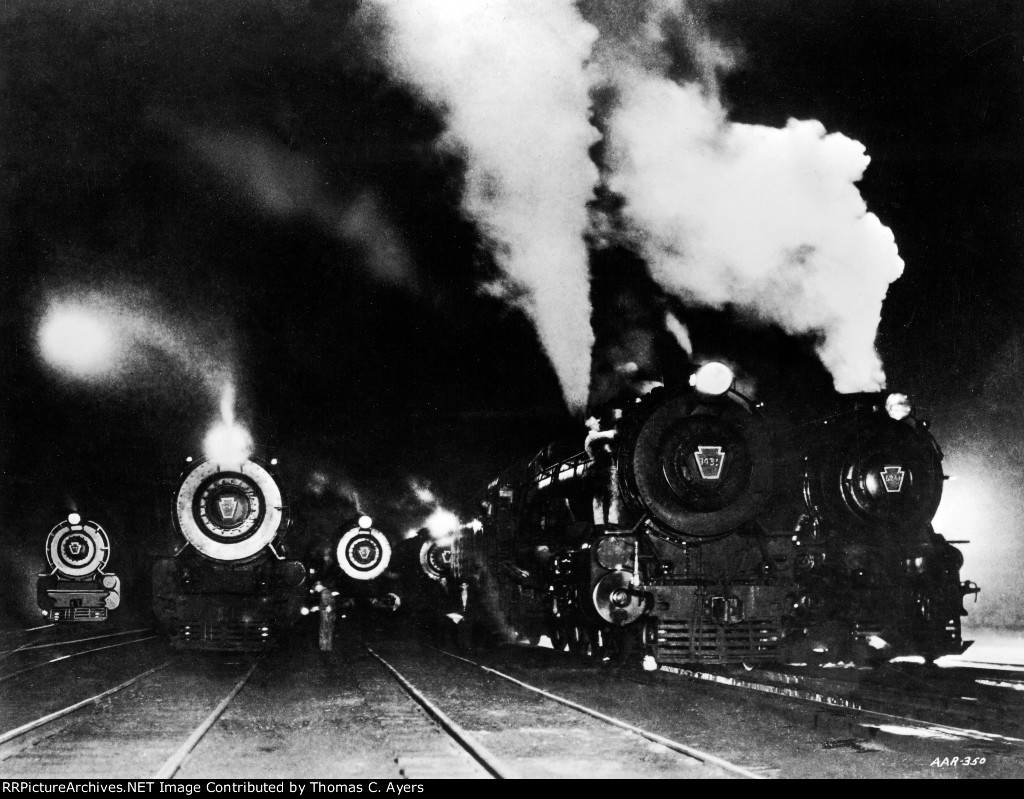 PRR Locomotive Inspection Tracks, c. 1935